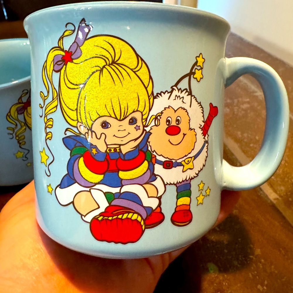 Set of 2 NWT. Rainbow Brite Mugs.